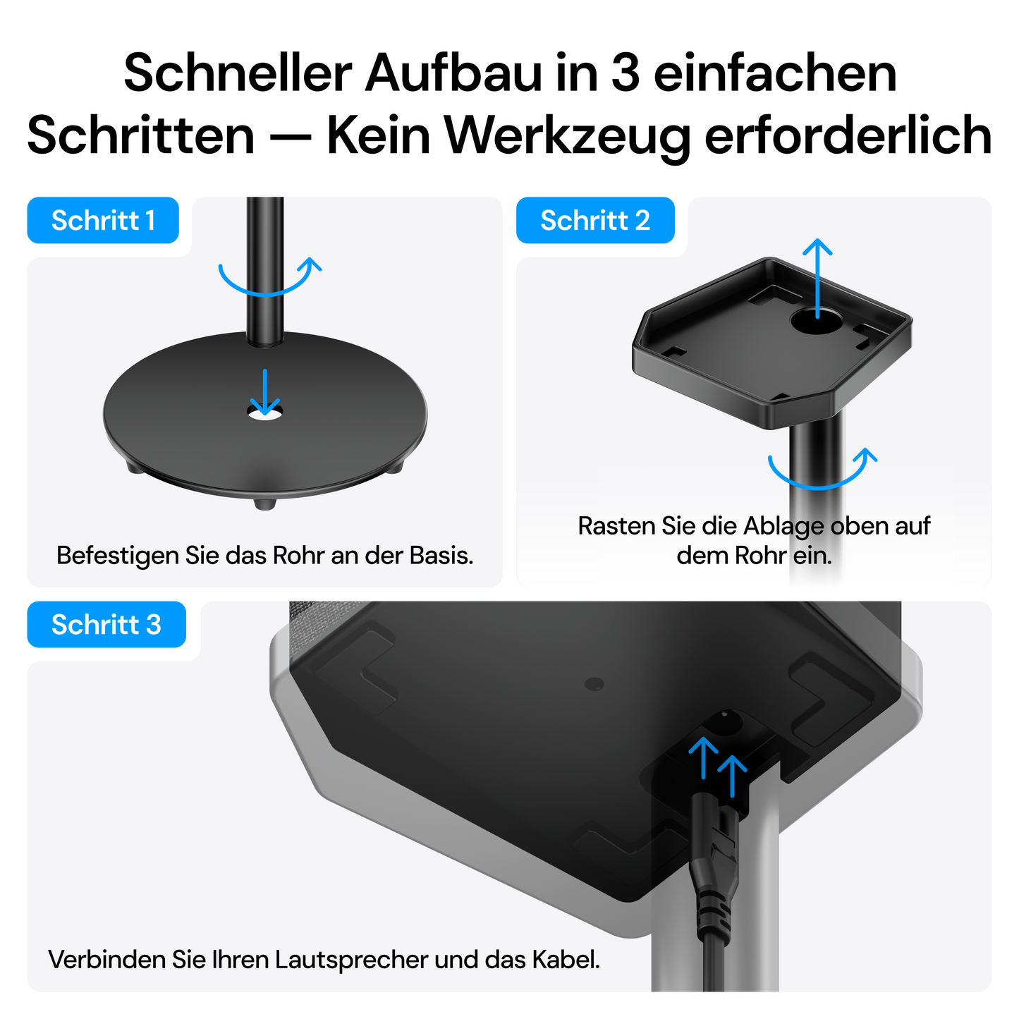 ThunderBeat Lautsprecherständer (1 Paar)