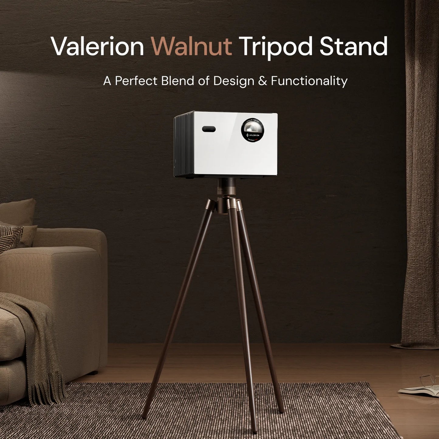 Valerion Walnut Stativ aus Holz