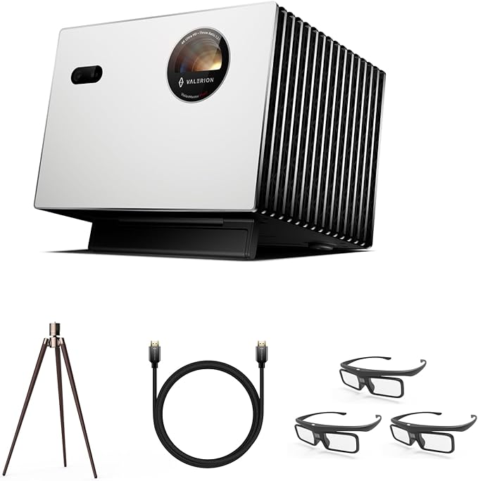 AWOL Valerion StreamMaster Plus 2 + Ständer + 3x 3D-Brillen + HDMI-Kabel（2m）