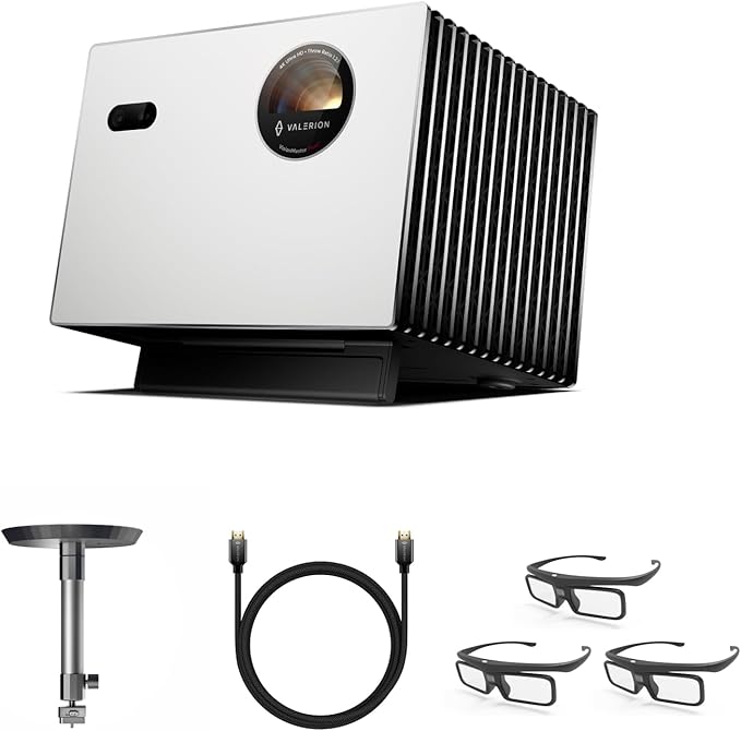 AWOL Valerion StreamMaster Plus 2 + Ständer + 3x 3D-Brillen + HDMI-Kabel（2m）