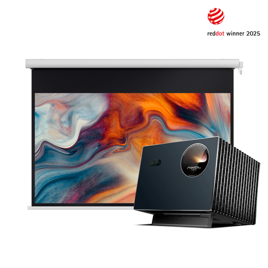AWOL Valerion Pro + 120" Outdoor-Motorleinwand Bundle