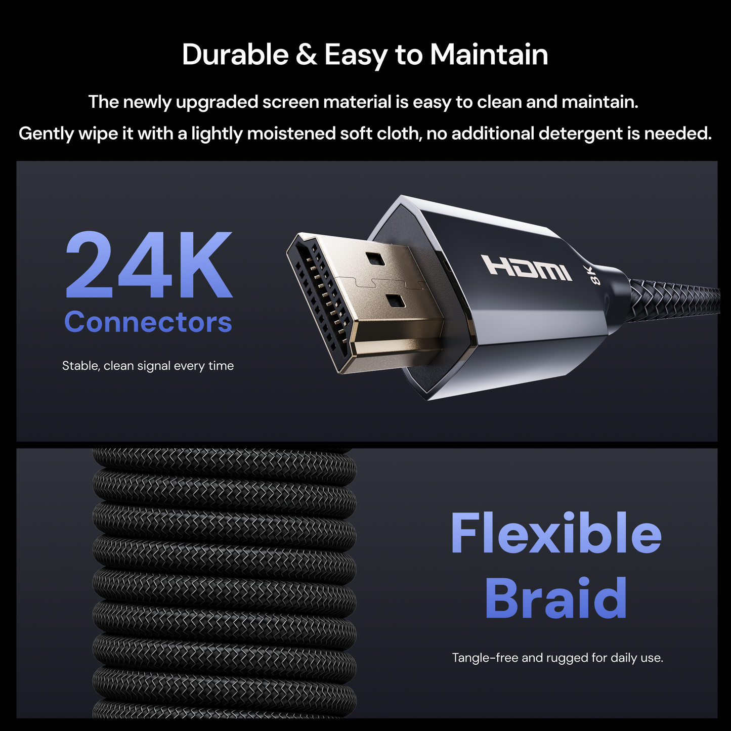 Valerion HDMI® 2.1-zertifiziertes Ultra-High-Speed-Kabel