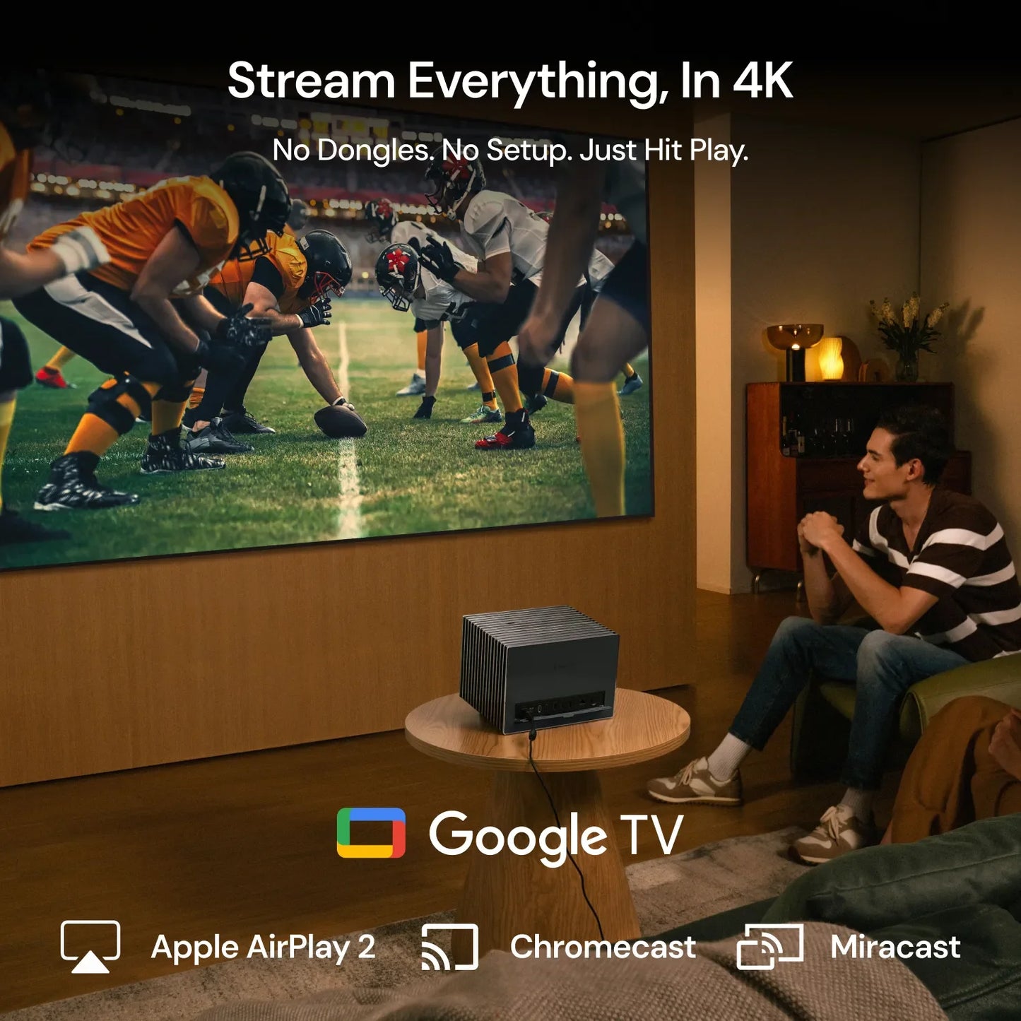 Pro2+Kostenlose weiße Leinwand & Stativ & 3D-Brille (EU & UK)