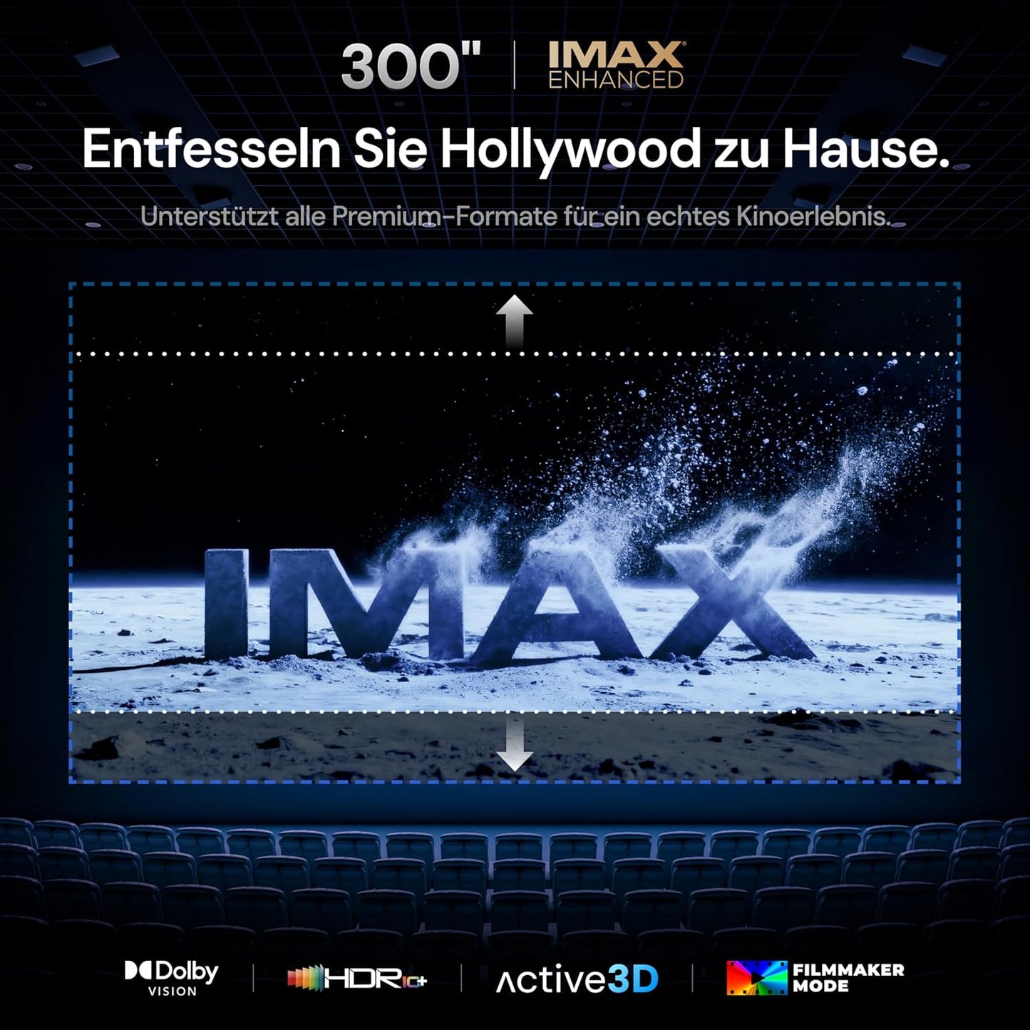 Ultimatives Kinoerlebnis – VisionMaster Max