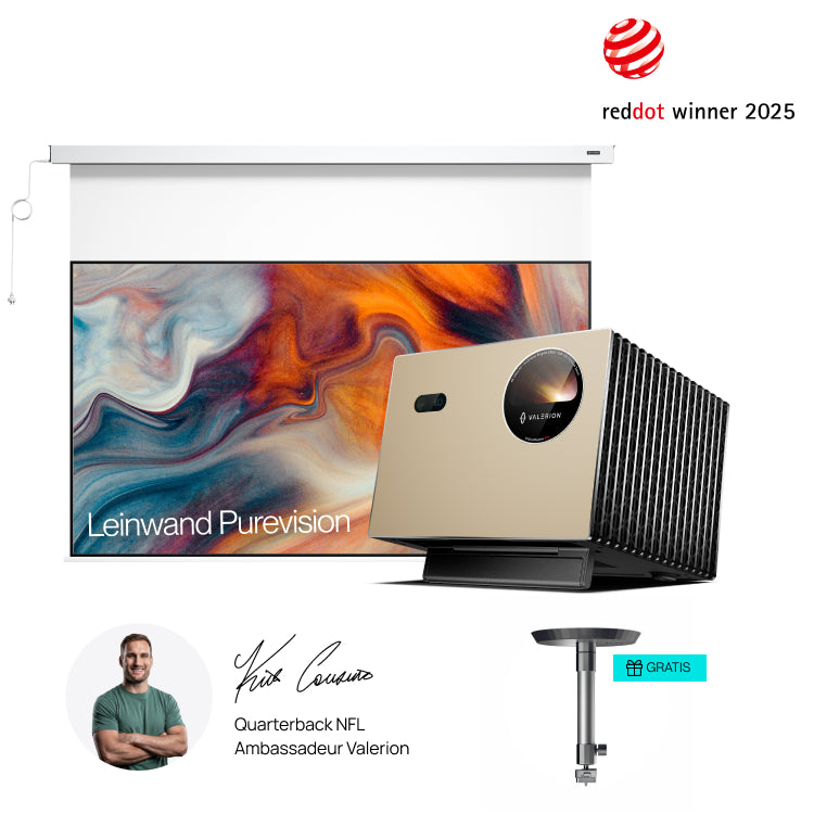 AWOL Valerion Pro + PureVision Motorleinwand Bundle