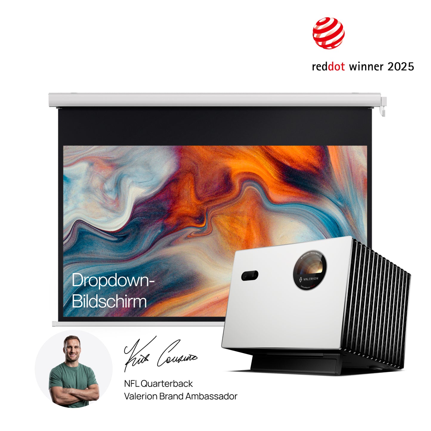 AWOL Valerion StreamMaster Plus 2 + Rückseitiger Garten-Dropdown-Bildschirm