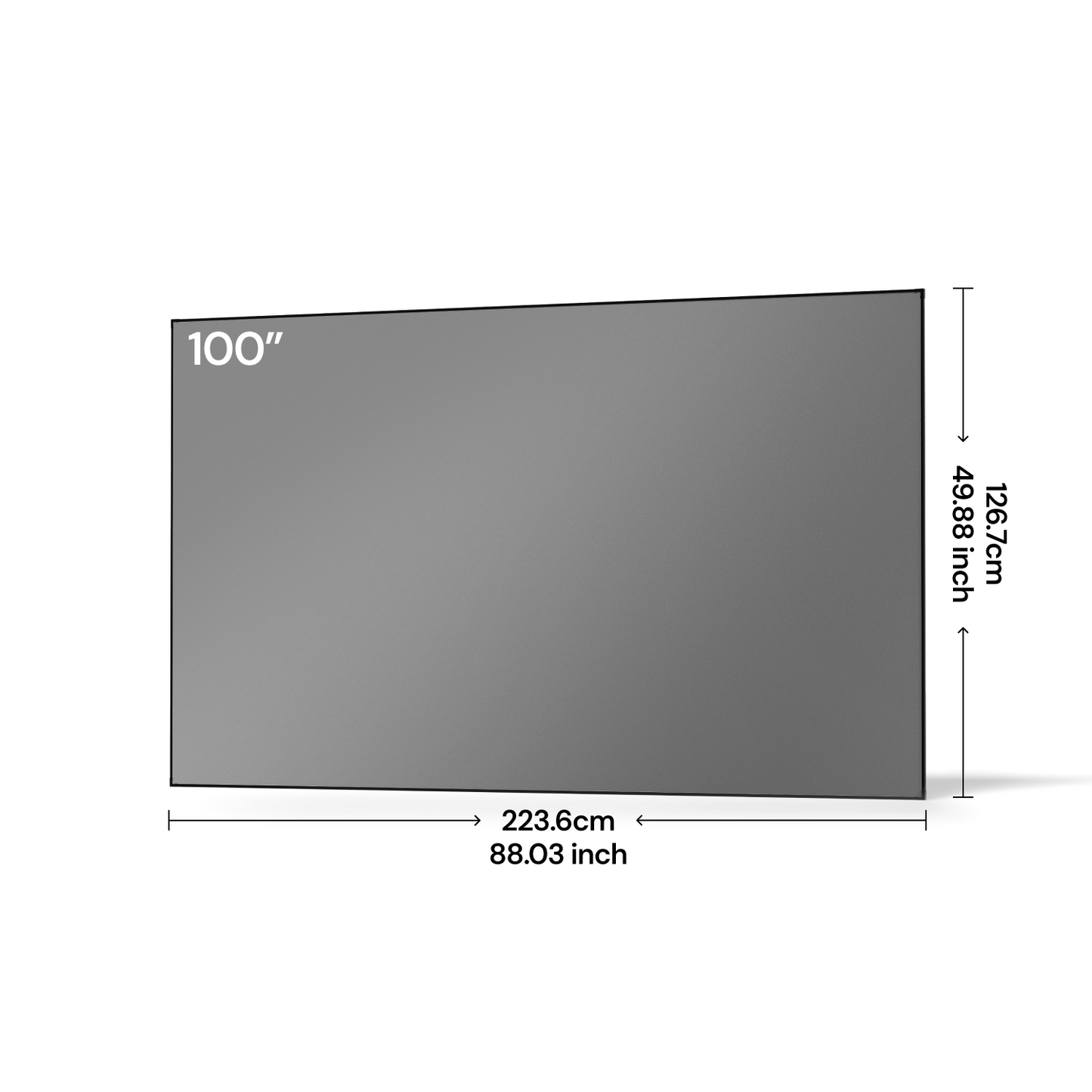 Valerion 100''/120'' Fresnel-Schirm zur Abschirmung von Umgebungslicht