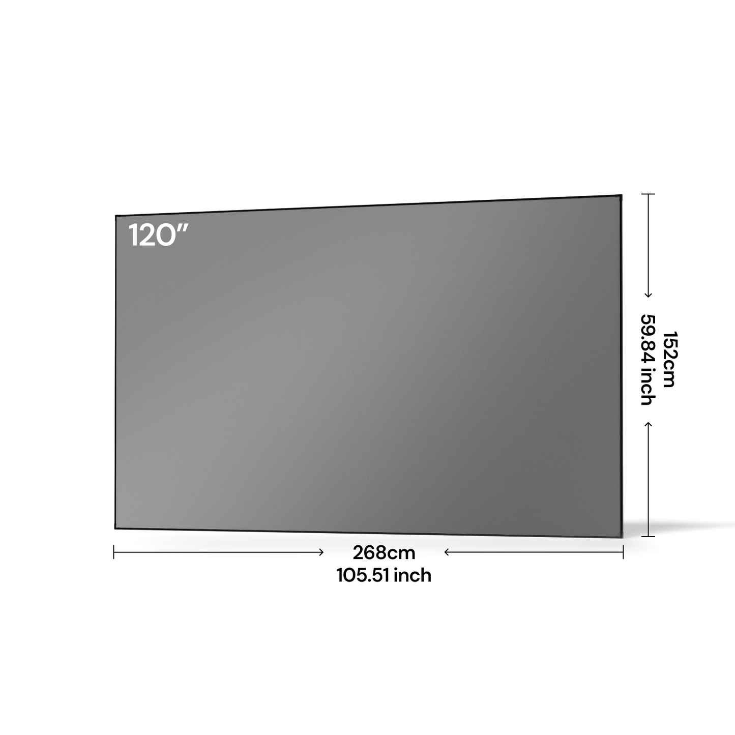 Valerion 100''/120'' Fresnel-Schirm zur Abschirmung von Umgebungslicht