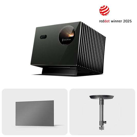 VisionMaster Pro2 + Fresnel ALR-Leinwand und Zubehör-Bundle