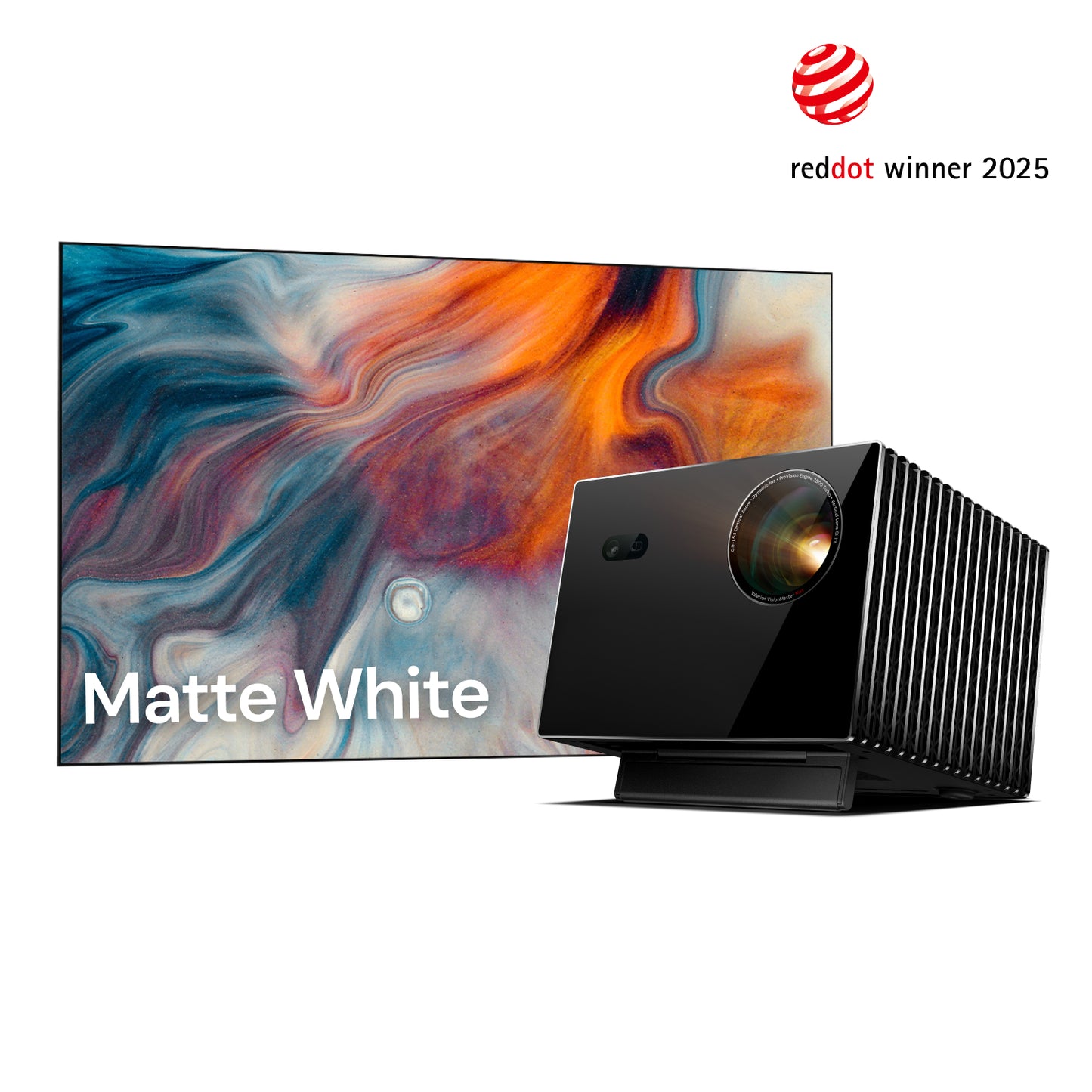 AWOL Valerion Max+100''–150''Mattweißer Bildschirm