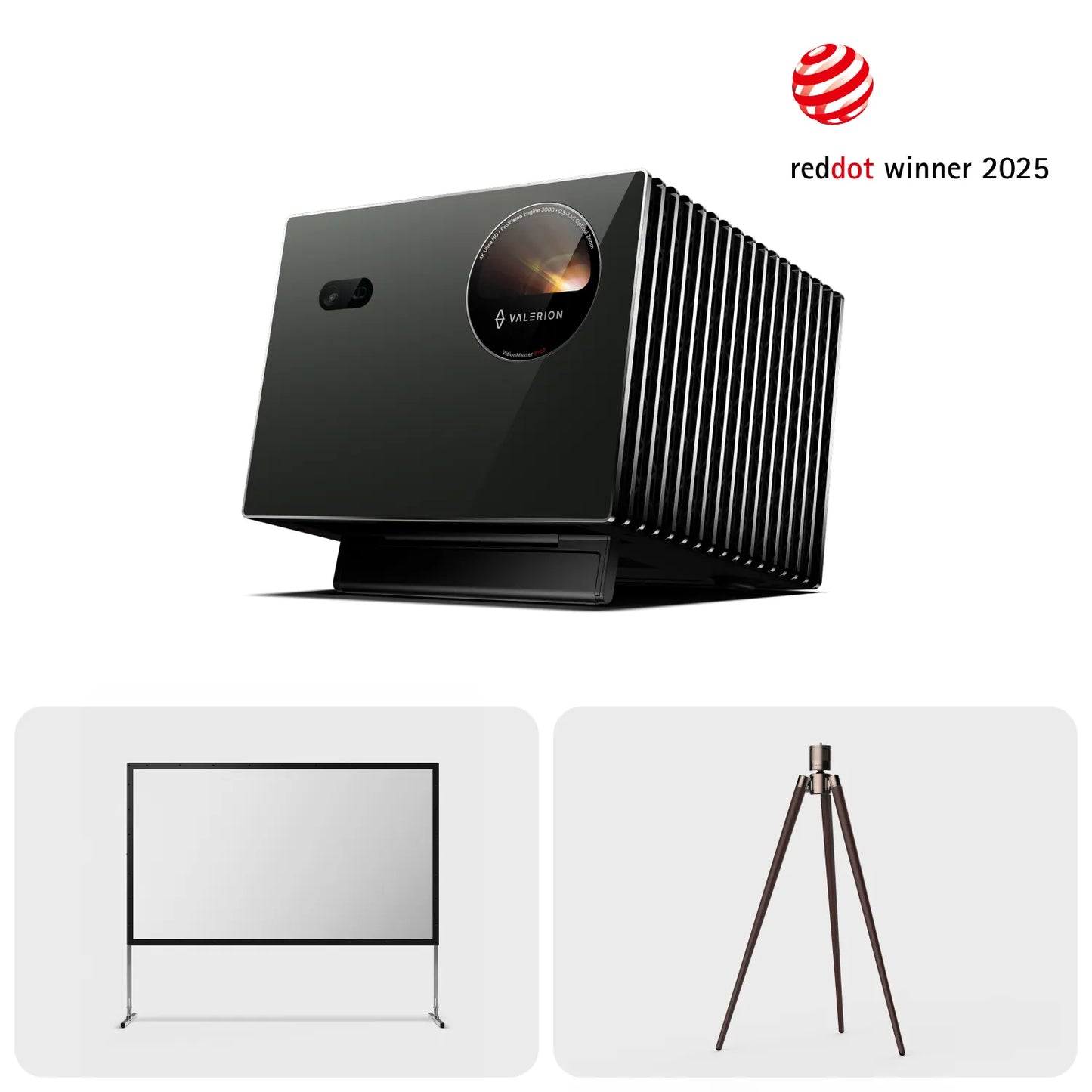 VisionMaster Pro2 + Outdoor-Leinwand und Zubehör-Bundle